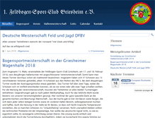 Tablet Screenshot of fbc-griesheim.de